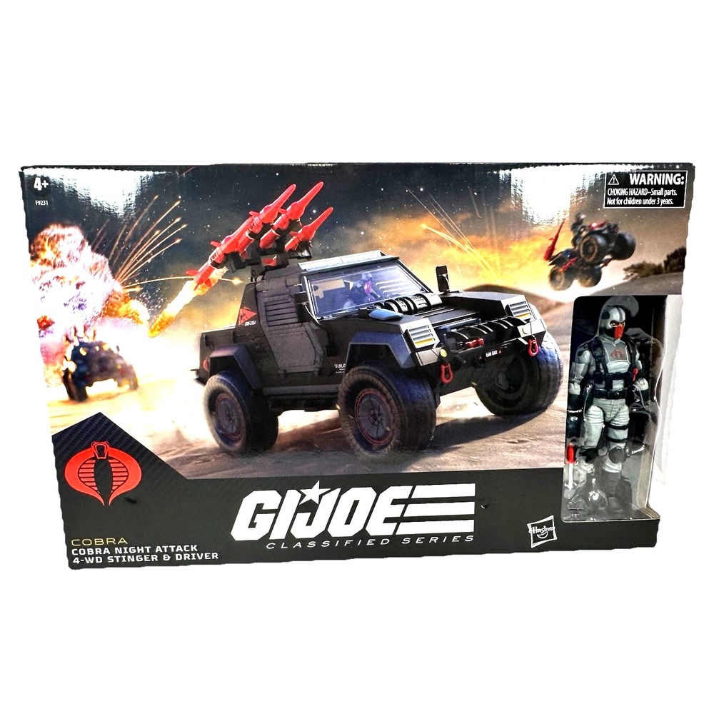 GI Joe Classified Series Cobra Night Attack 4WD Stinger‎ Vehicle Hasbro New
